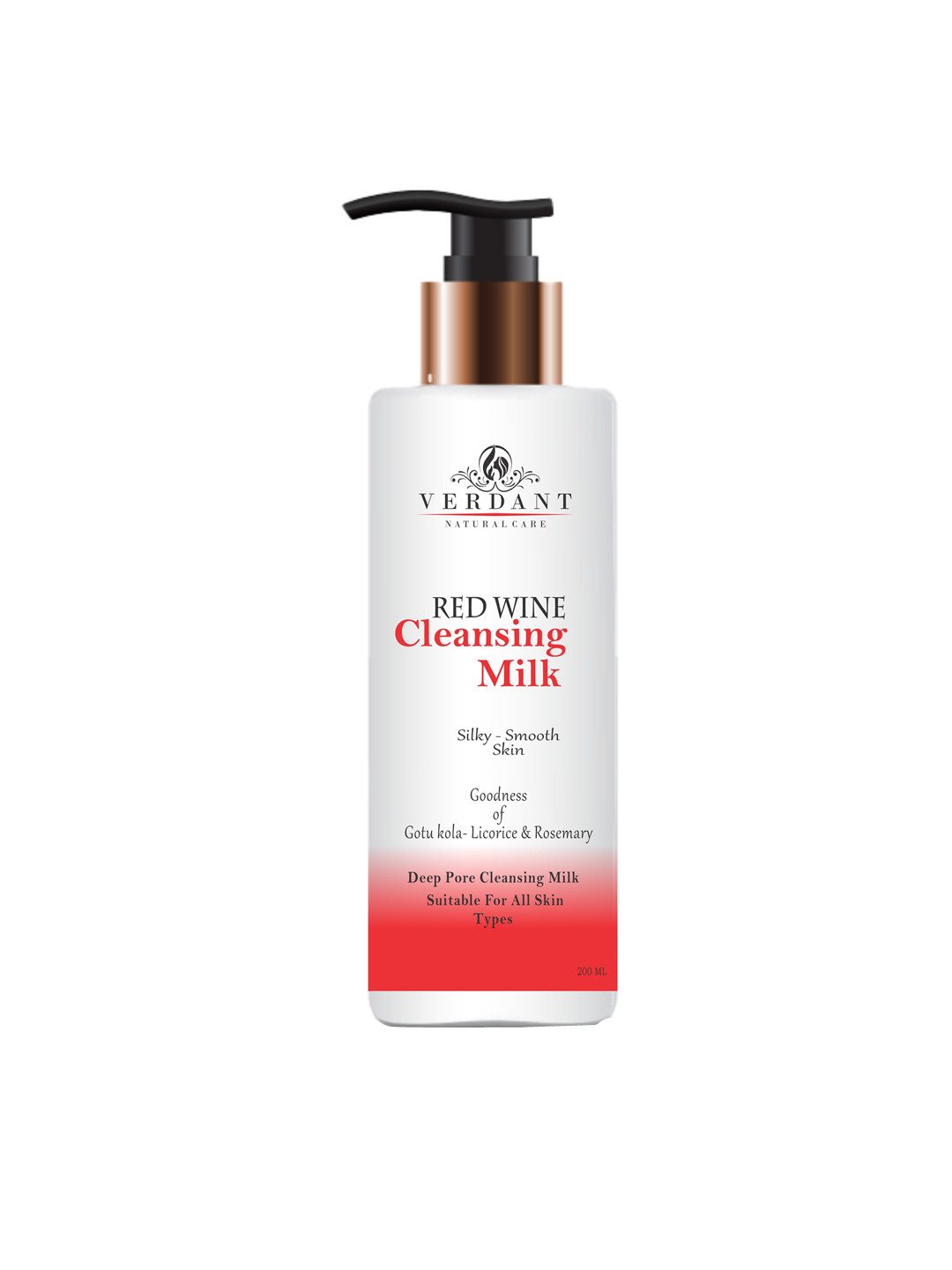 Verdant Natural Care Red Wine Cleansing Milk 200 ml