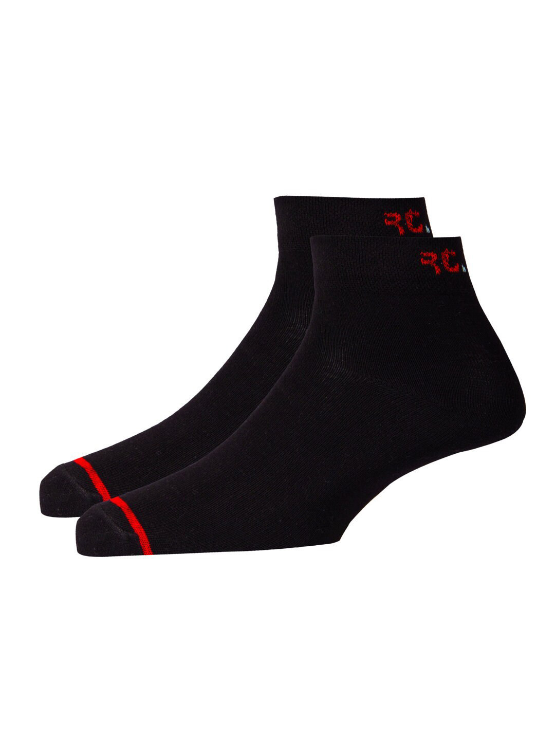 RC. ROYAL CLASS Women Pack Of 5 Black Solid Cotton Socks