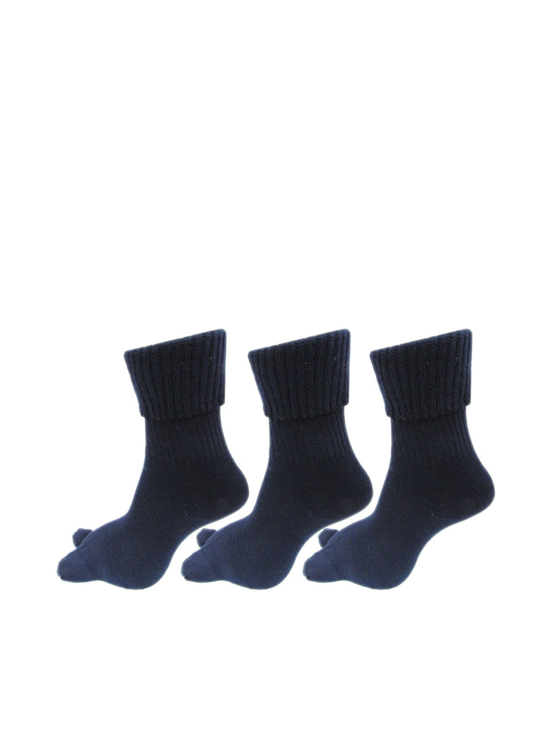 RC. ROYAL CLASS Women Navy Blue Solid Calf Length Socks
