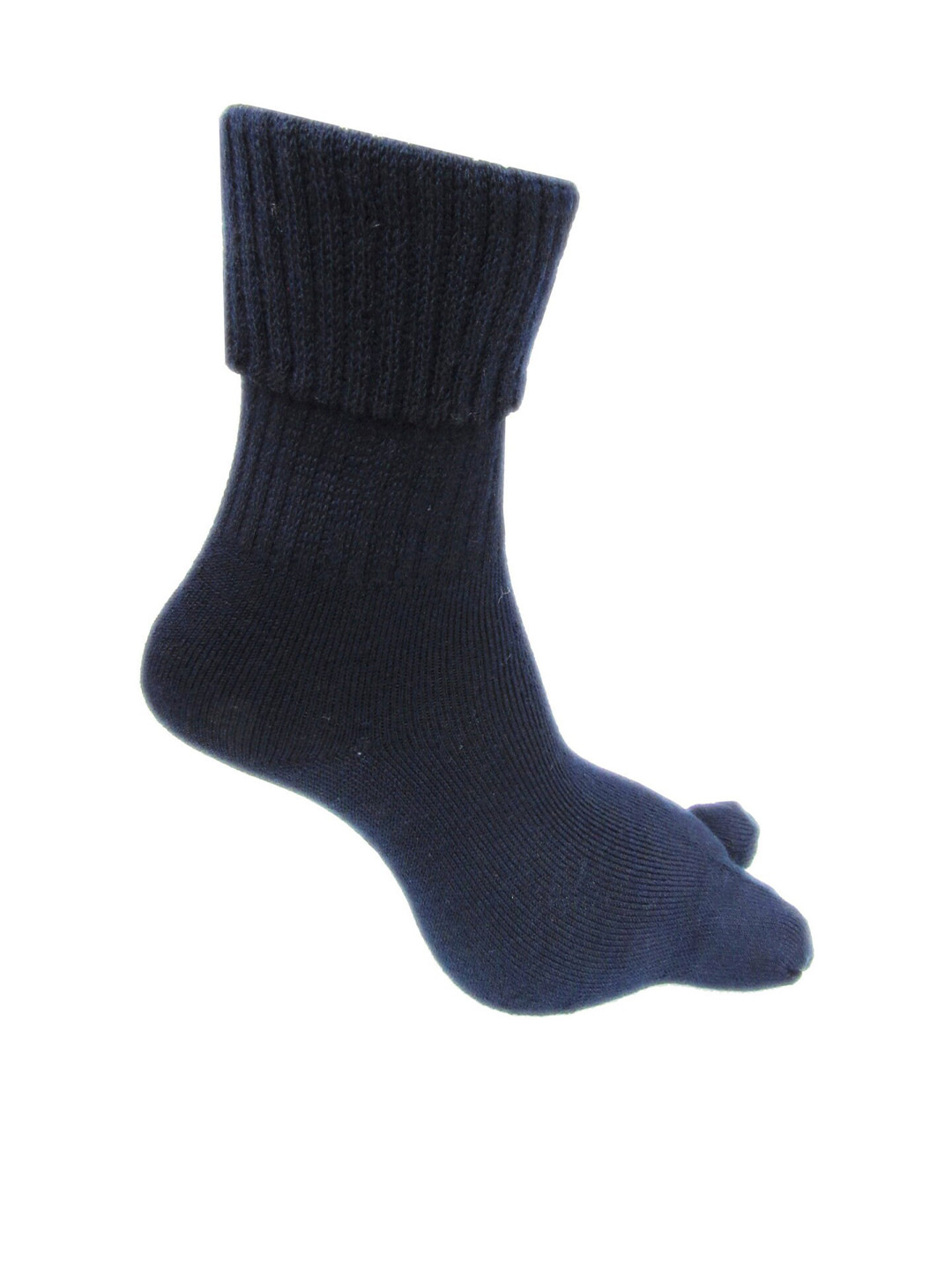 RC. ROYAL CLASS Women Navy Blue Patterned Woollen Calf-Length Socks
