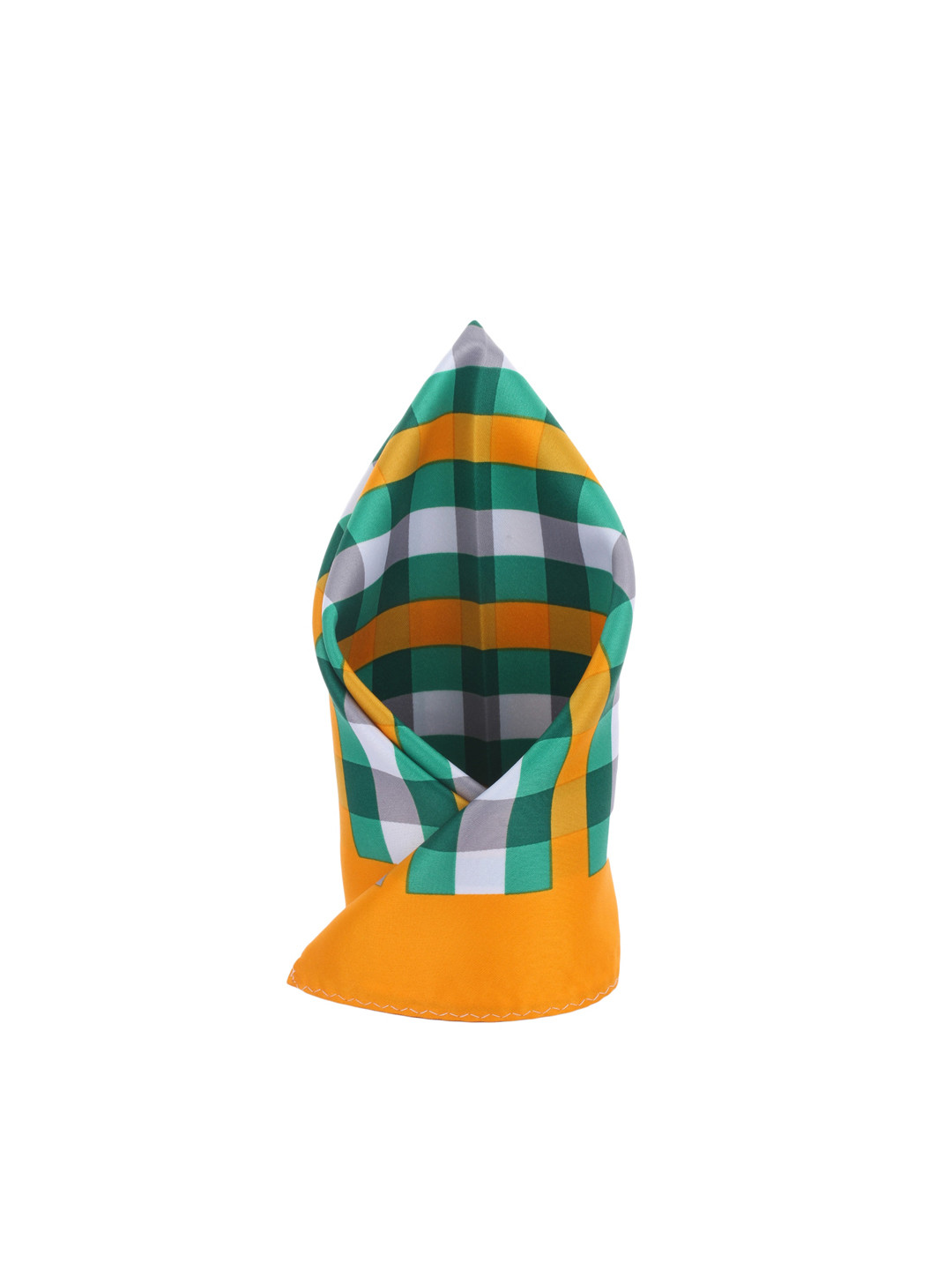 Alvaro Castagnino Men Multicoloured Check Print Pocket Square