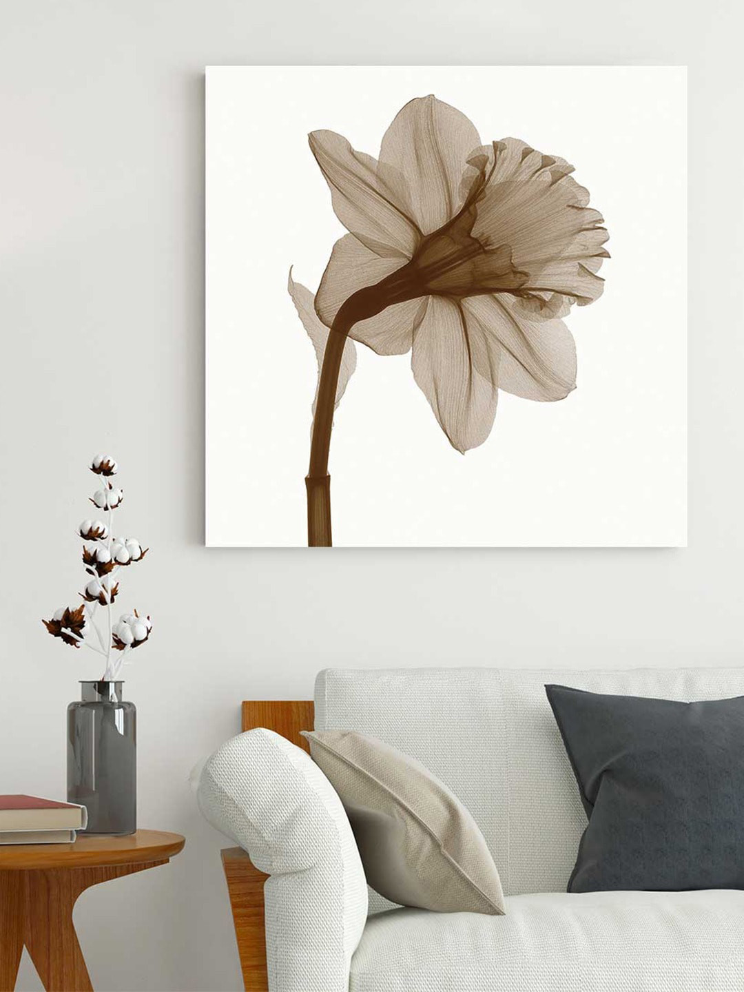Art Street White & Cream-Coloured Printed Wall Art