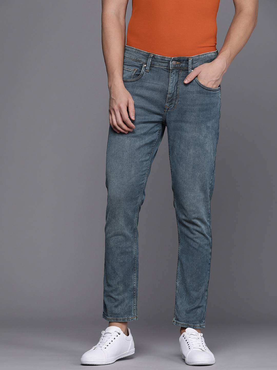 Louis Philippe Jeans Men's Tapered Fit Jeans
