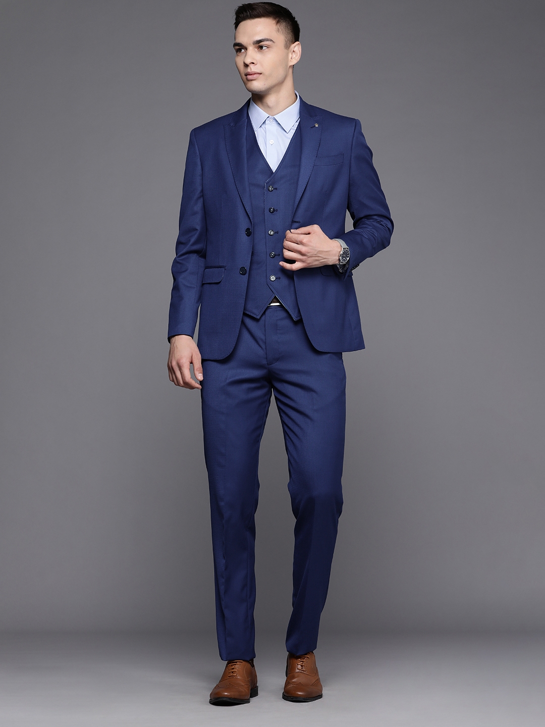 Louis philippe suits on sale myntra