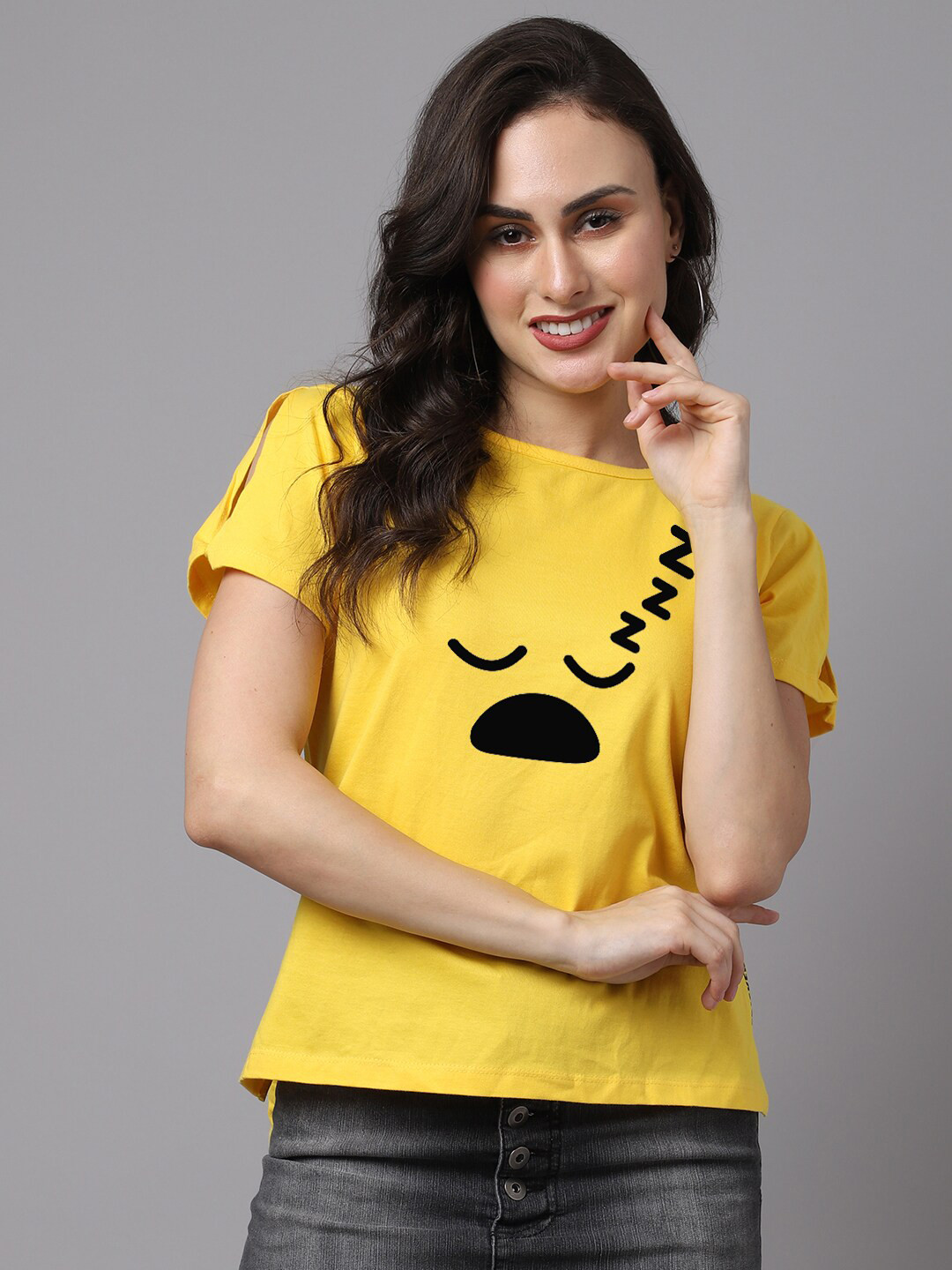 Friskers Woman Sleepy Printed Top