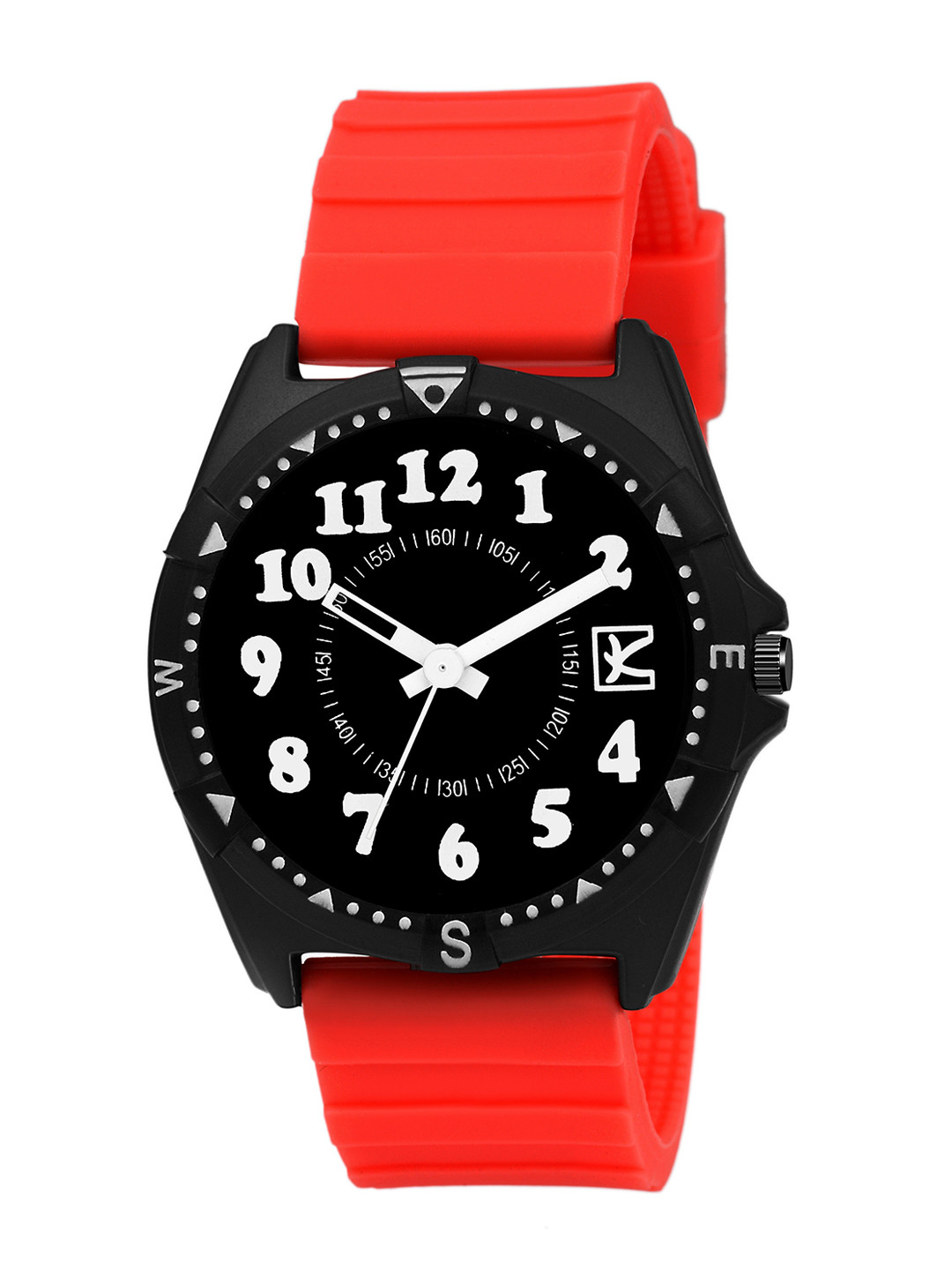 Kool Kidz Kids Black Printed Analogue Water Resistant Watch KOOL KIDZ  DMK 065 RD-RED