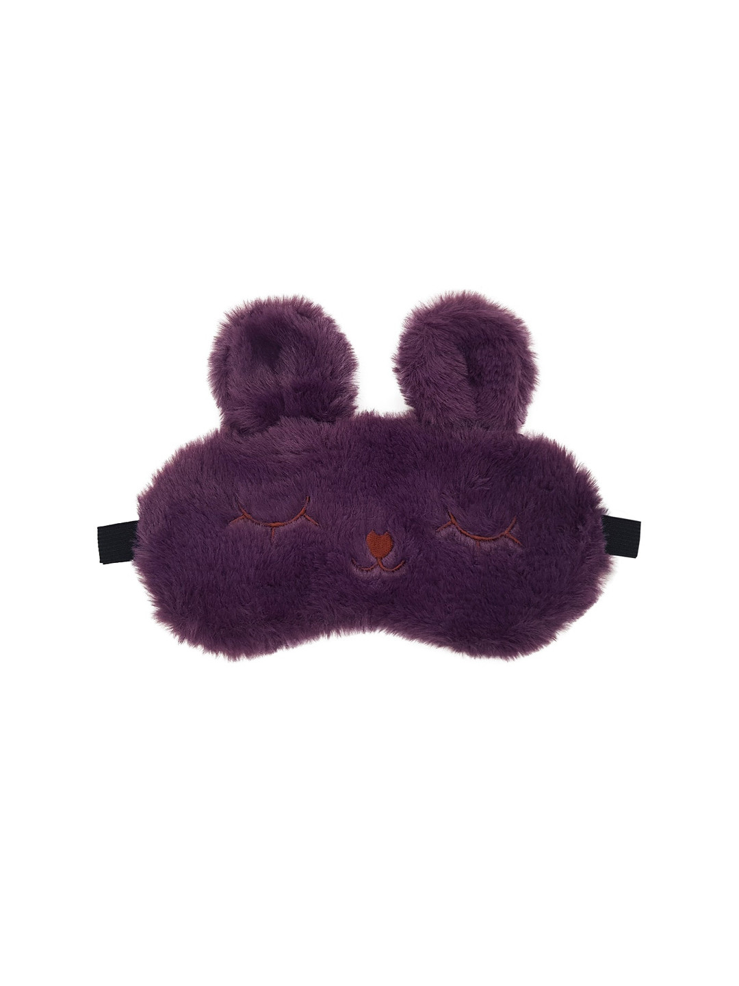 JENNA Purple Solid Bunny Face Sleeping Eye Mask