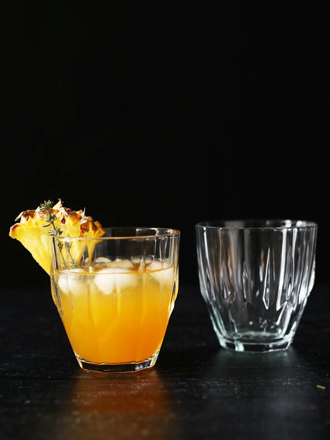 Wonderchef Transparent Set Of 6 Rosa Line Water Tumbler 275 ml Each