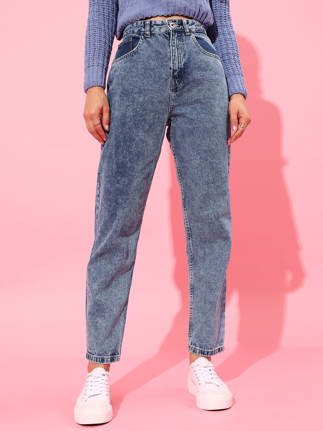 Mom jeans hot sale myntra