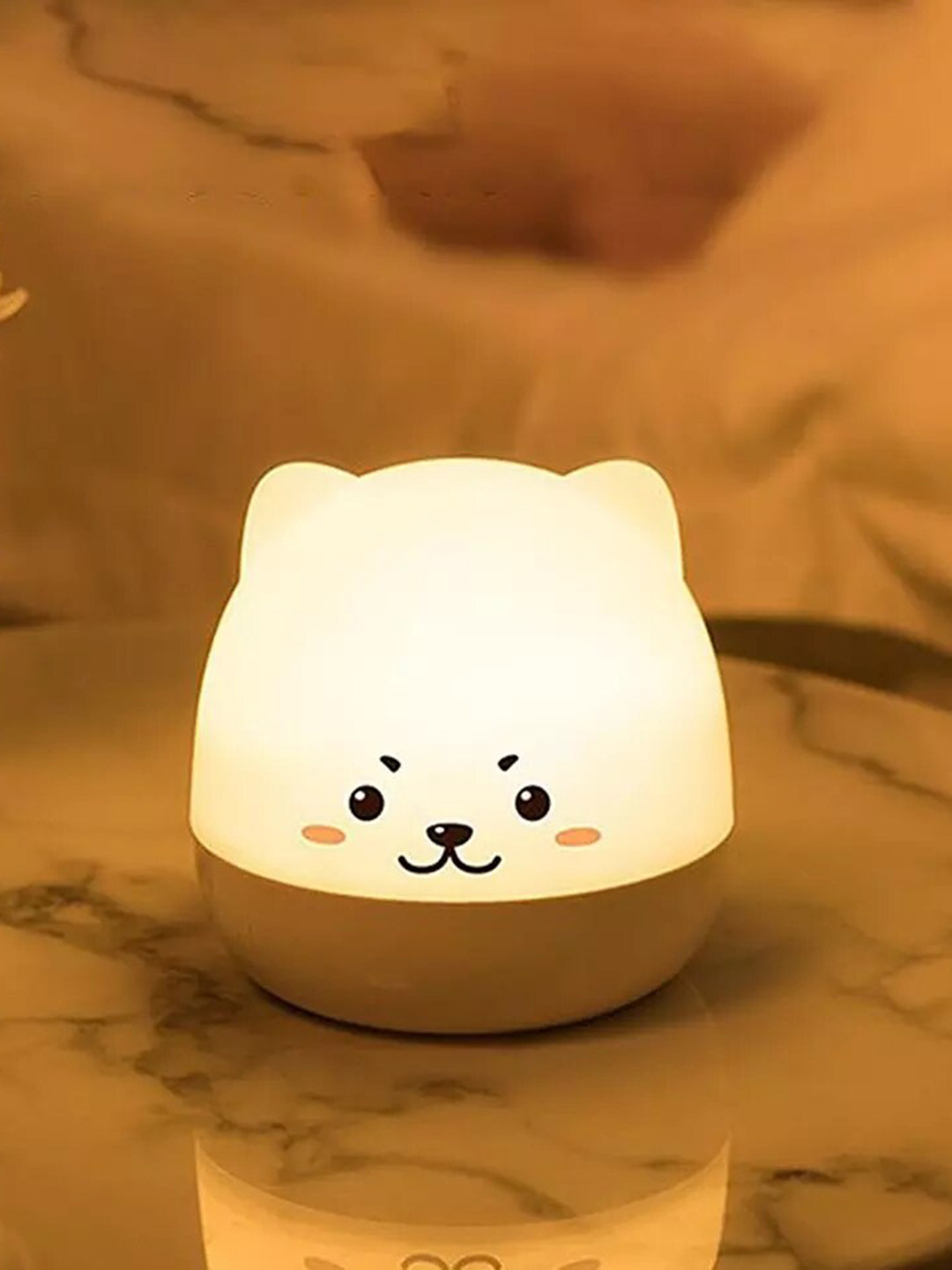 SKYLOFTS White Star Light Projector Lamp With 6 Film Designs Night Light