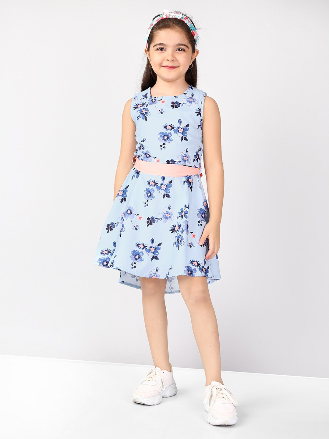 Naughty Ninos Girls Floral Printed Dress