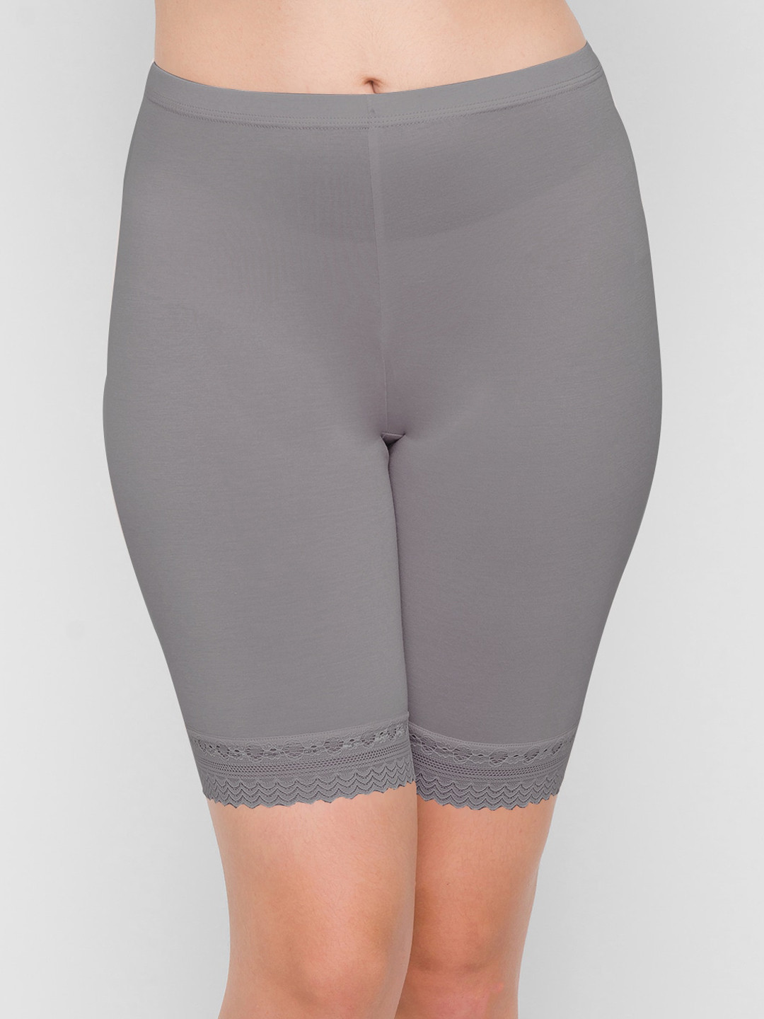 FashionRack Women Grey Solid Boyshort Briefs
