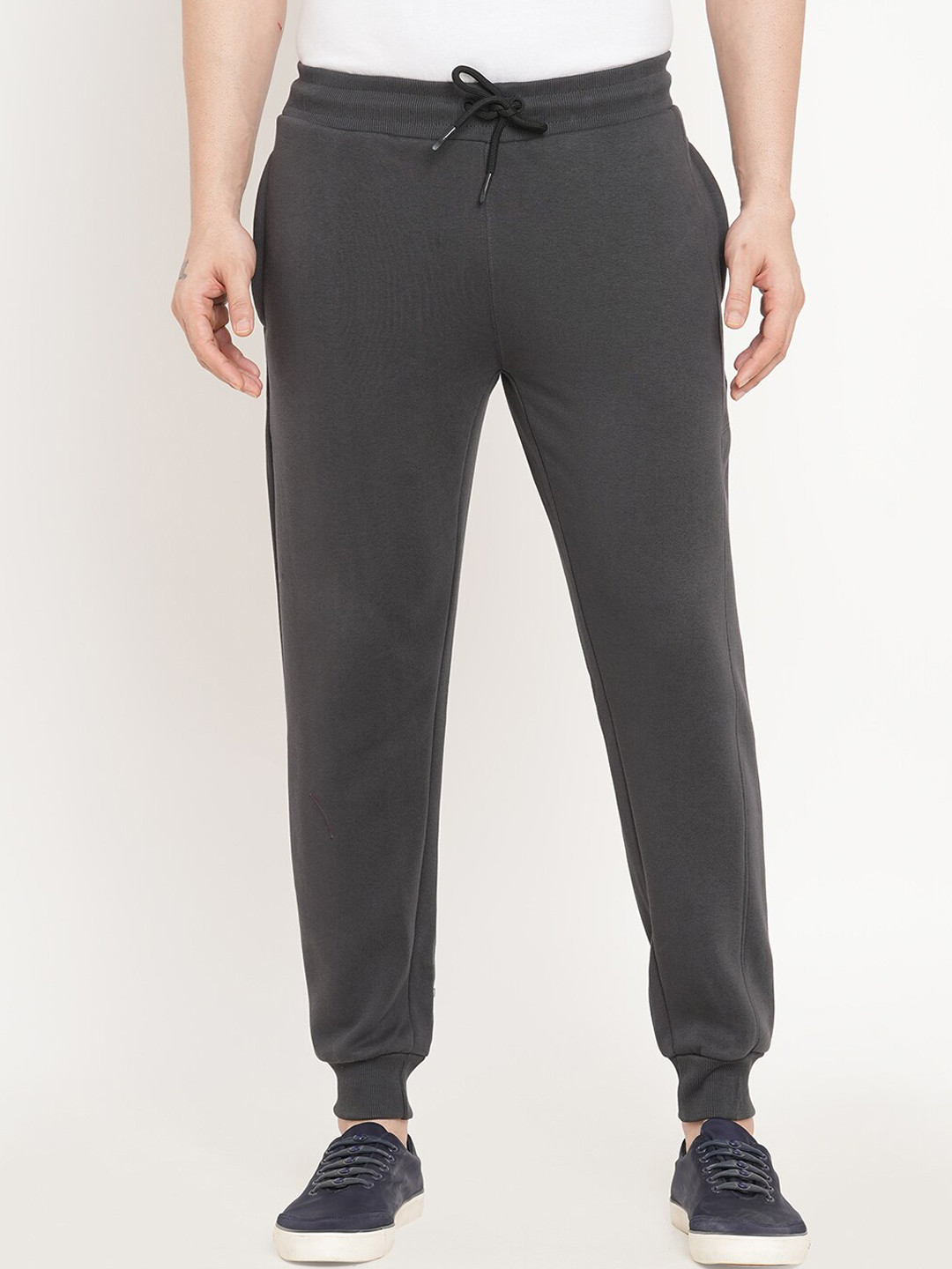 Sweet Dreams Men Grey Solid Jogger