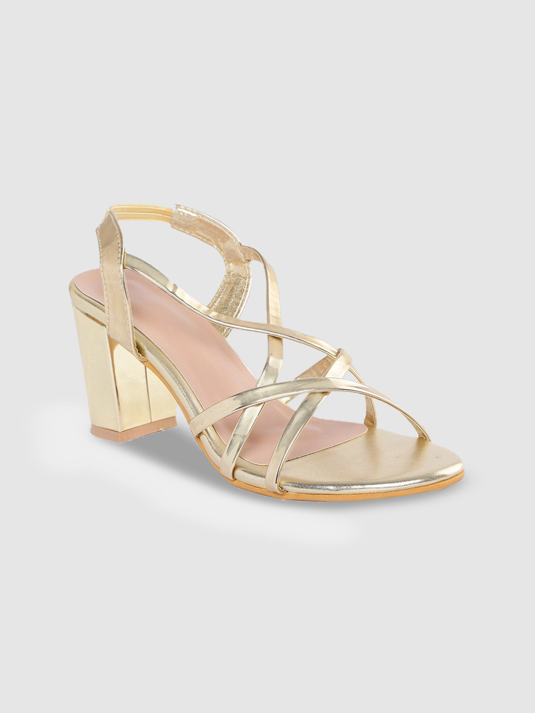 Funku Fashion Block Open Toe Sandals Heels