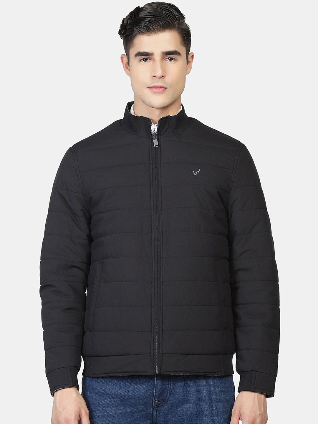 Blackberrys Men Black Reversible Padded Jacket