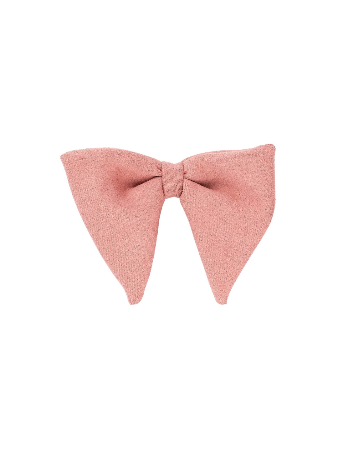 The Tie Hub Men Pink & Black Solid Bow Tie