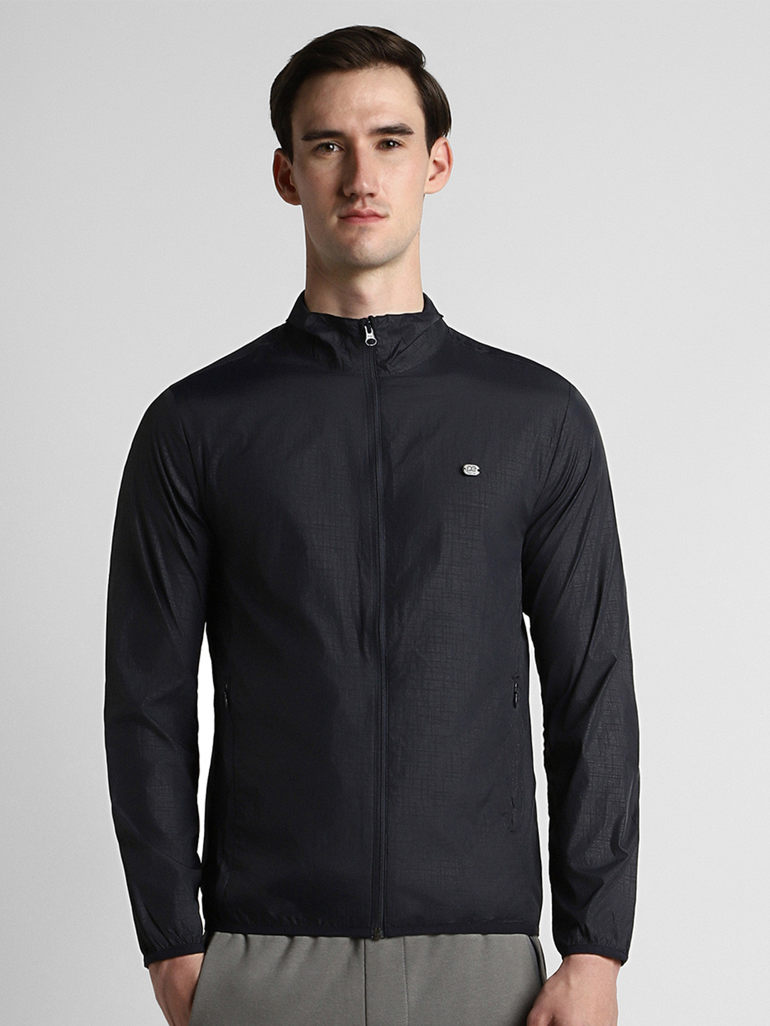 Peter England Casuals Men Navy Blue Tailored Jacket