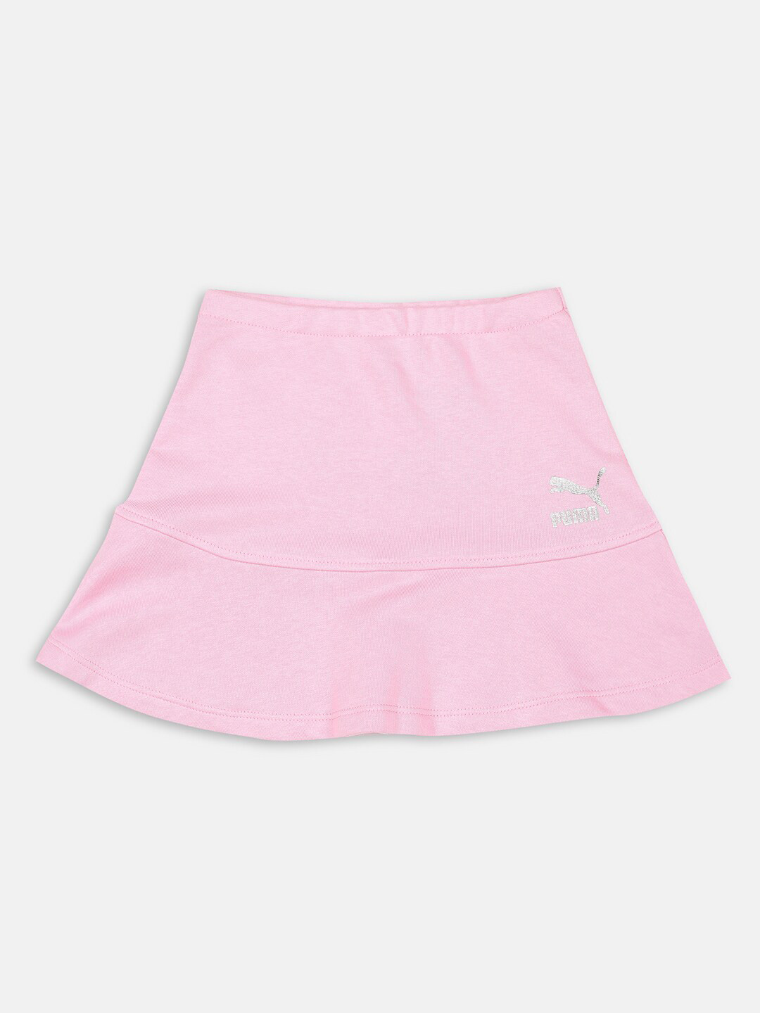 Puma Girls Pink Solid Prep Regular Fit Skirt