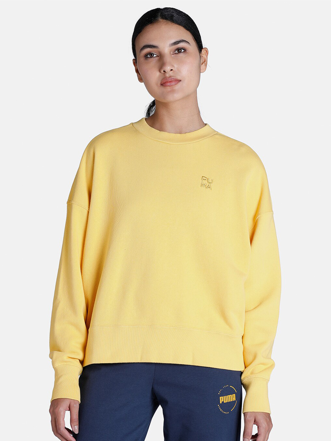 Puma Cotton Oversized Sweatshirt