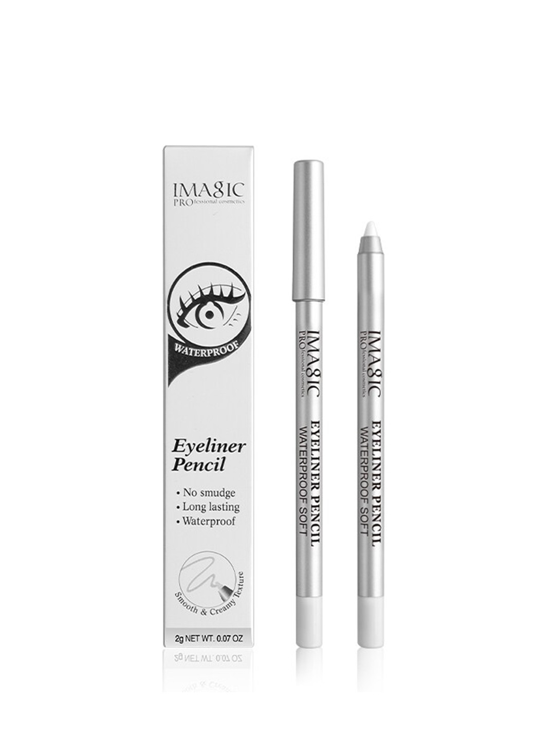 IMAGIC Waterproof Soft Long-Lasting Eyeliner Pencil 2g - White