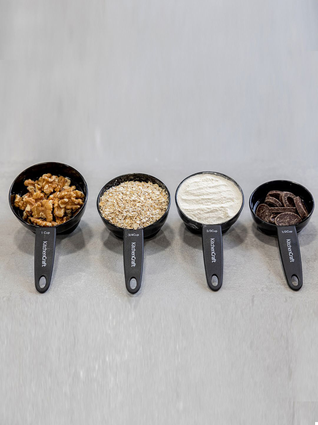 KitchenCraft Set Of 4 Solid Measuring Cups