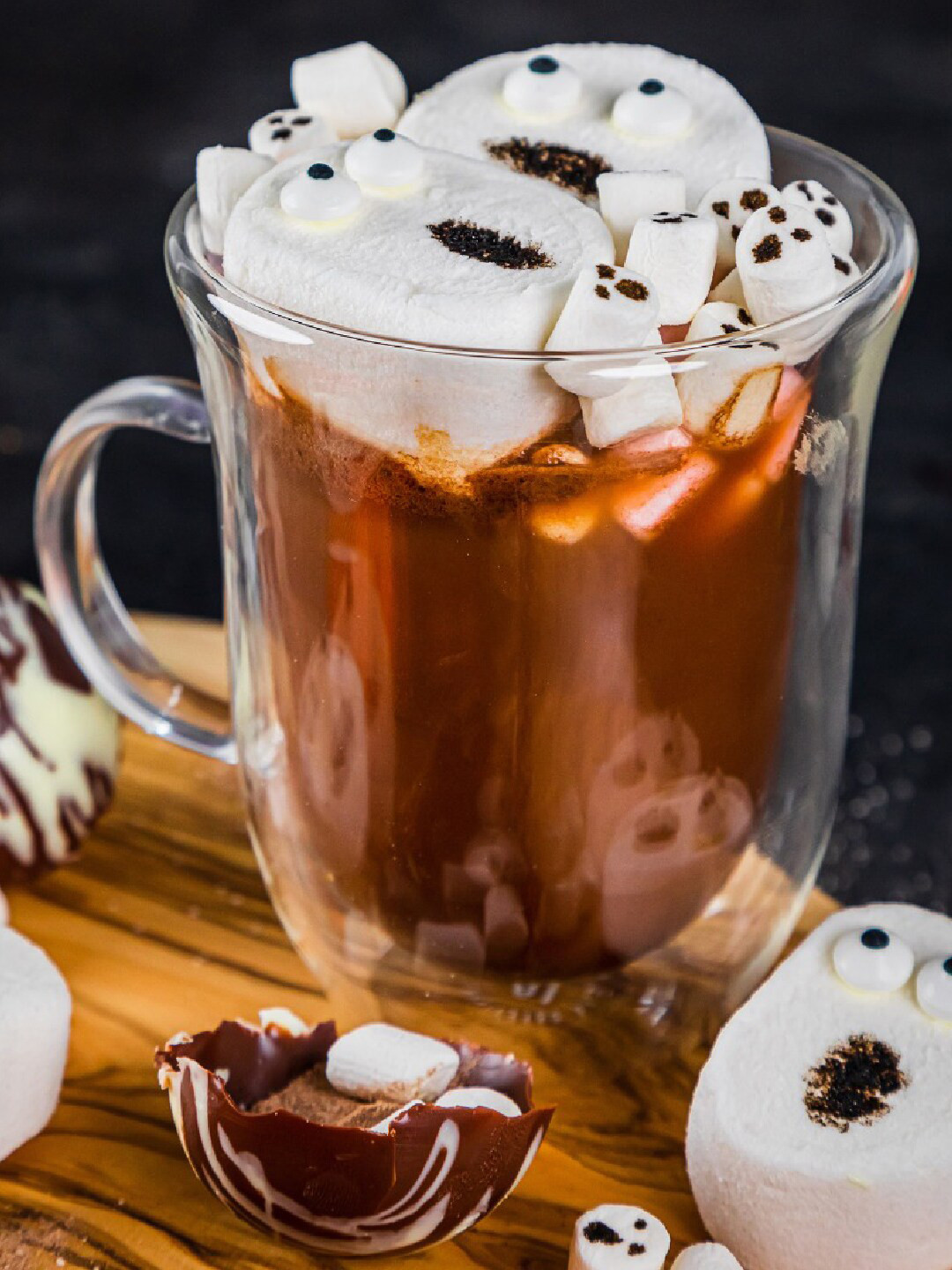 La Cafetiere Transparent Set of 2 Solid Double Walled Hot Chocolate Jack Glasses 350 ml