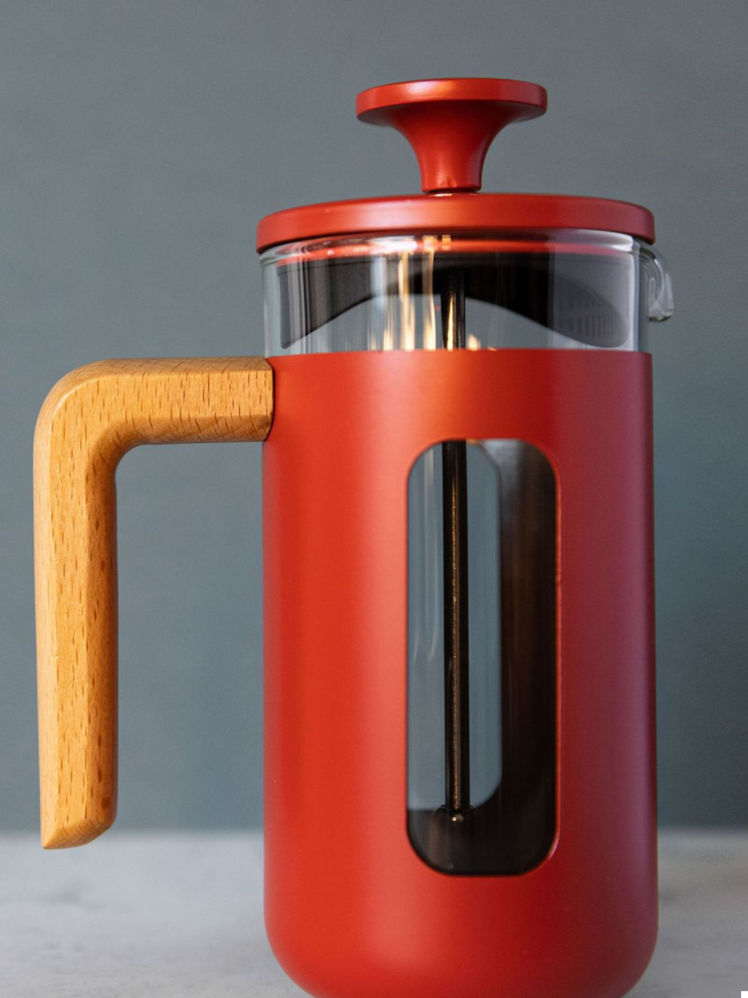 La Cafetiere Red La Cafetire Pisa Stainless Steel Cafetire Coffee Maker