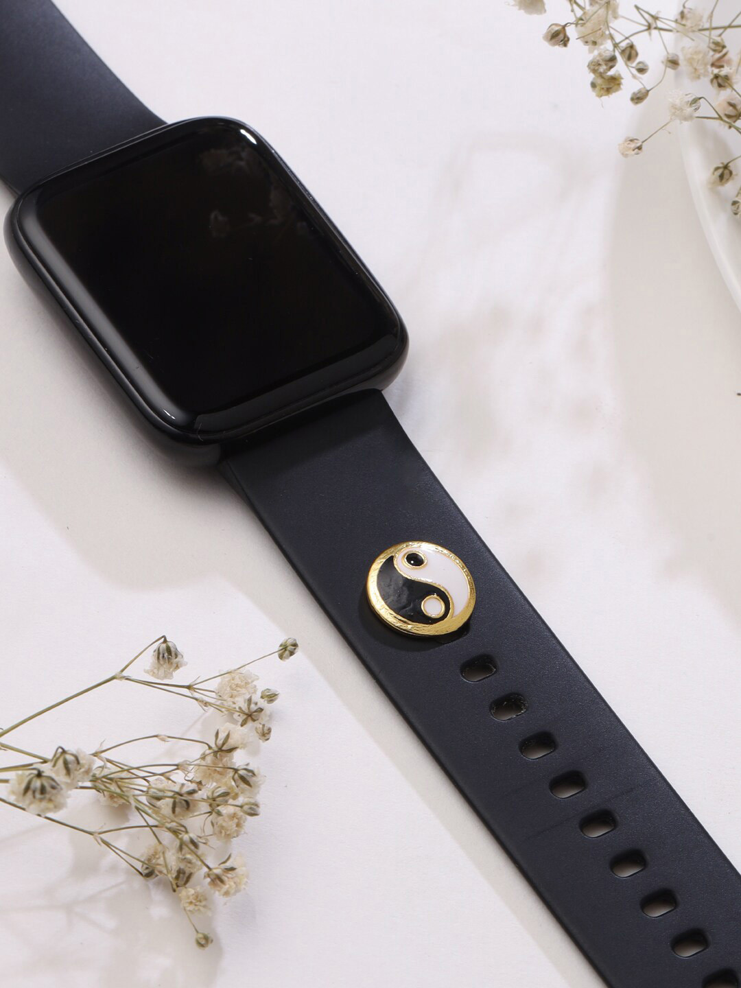 Mitali Jain Women Gold-Toned Yin Yang Watch Charms