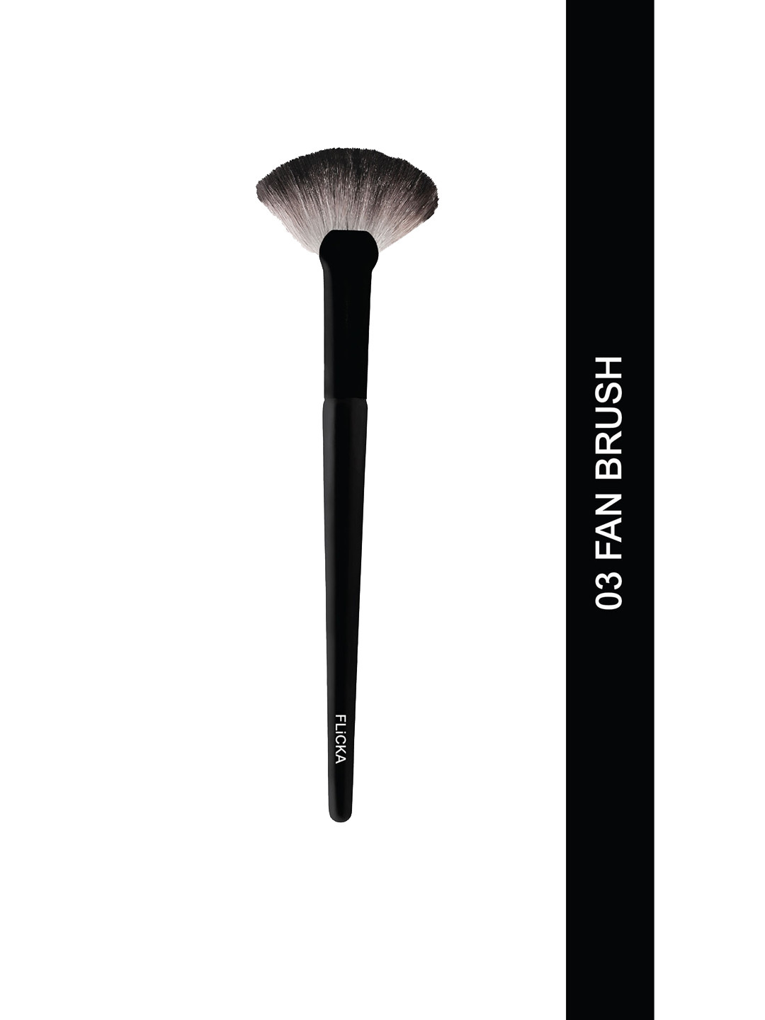FLiCKA Black Fan Brush 03