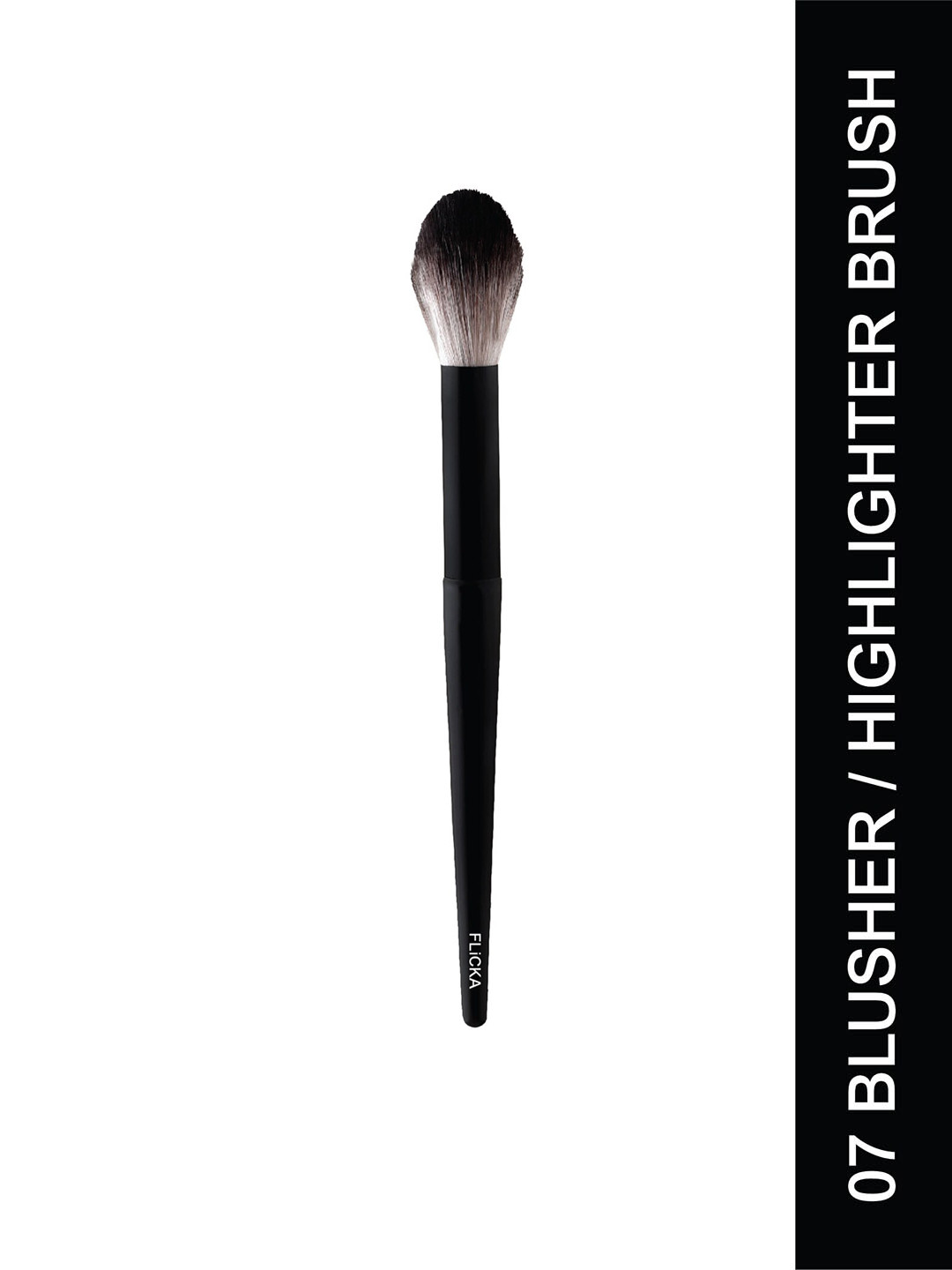 FLiCKA Black Blusher & Highlighter Brush 07