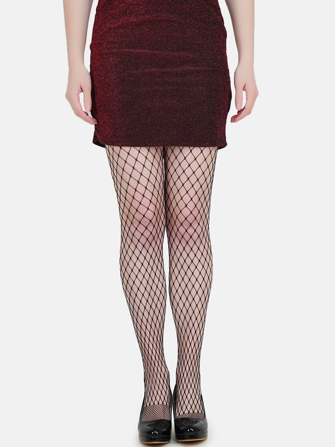 Hill Islands Luxe Women Fishnet Patterned Big Mesh Pantyhose Stockings