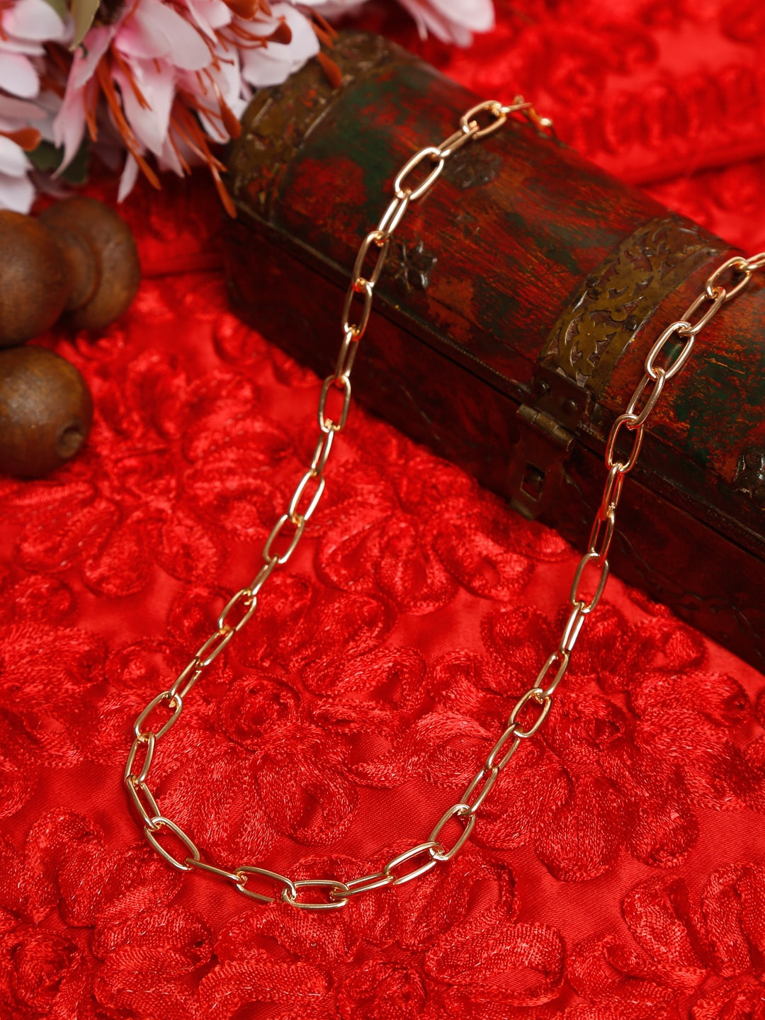 Dhrohar Women Gold-Plated Solid Alloy Chain