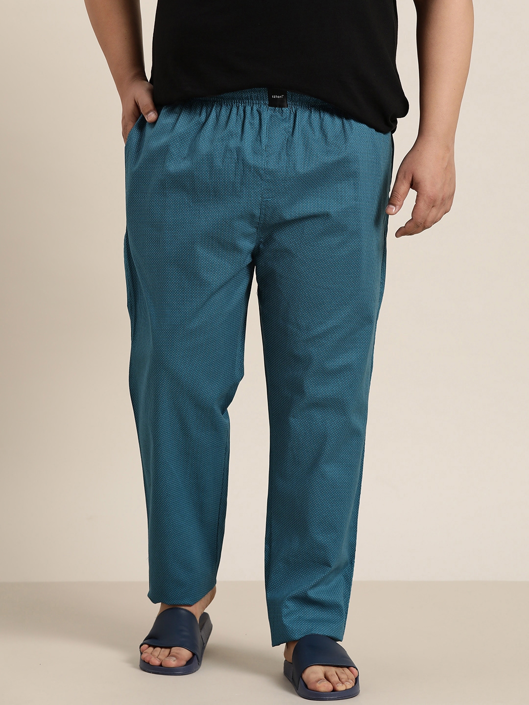 Buy Sztori Men Plus Size Pure Cotton Printed Lounge Pants Lounge Pants for Men 20693658 Myntra