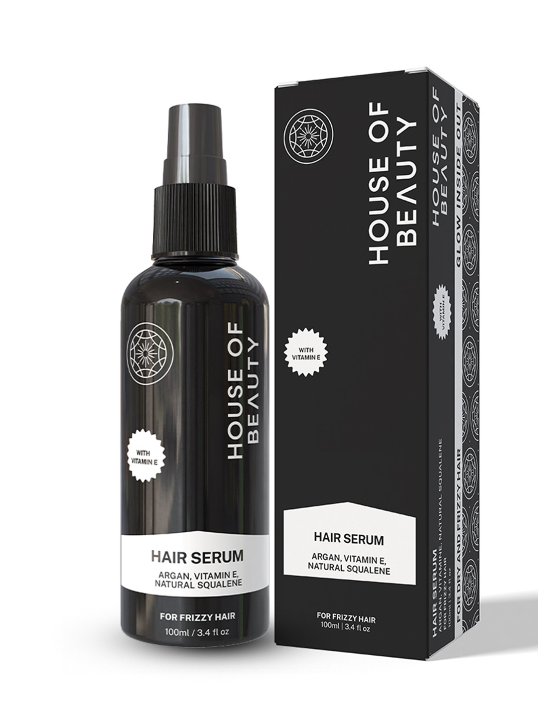 House of Beauty Argan Vitamin E & Natural Squalene Hair Serum 100ml