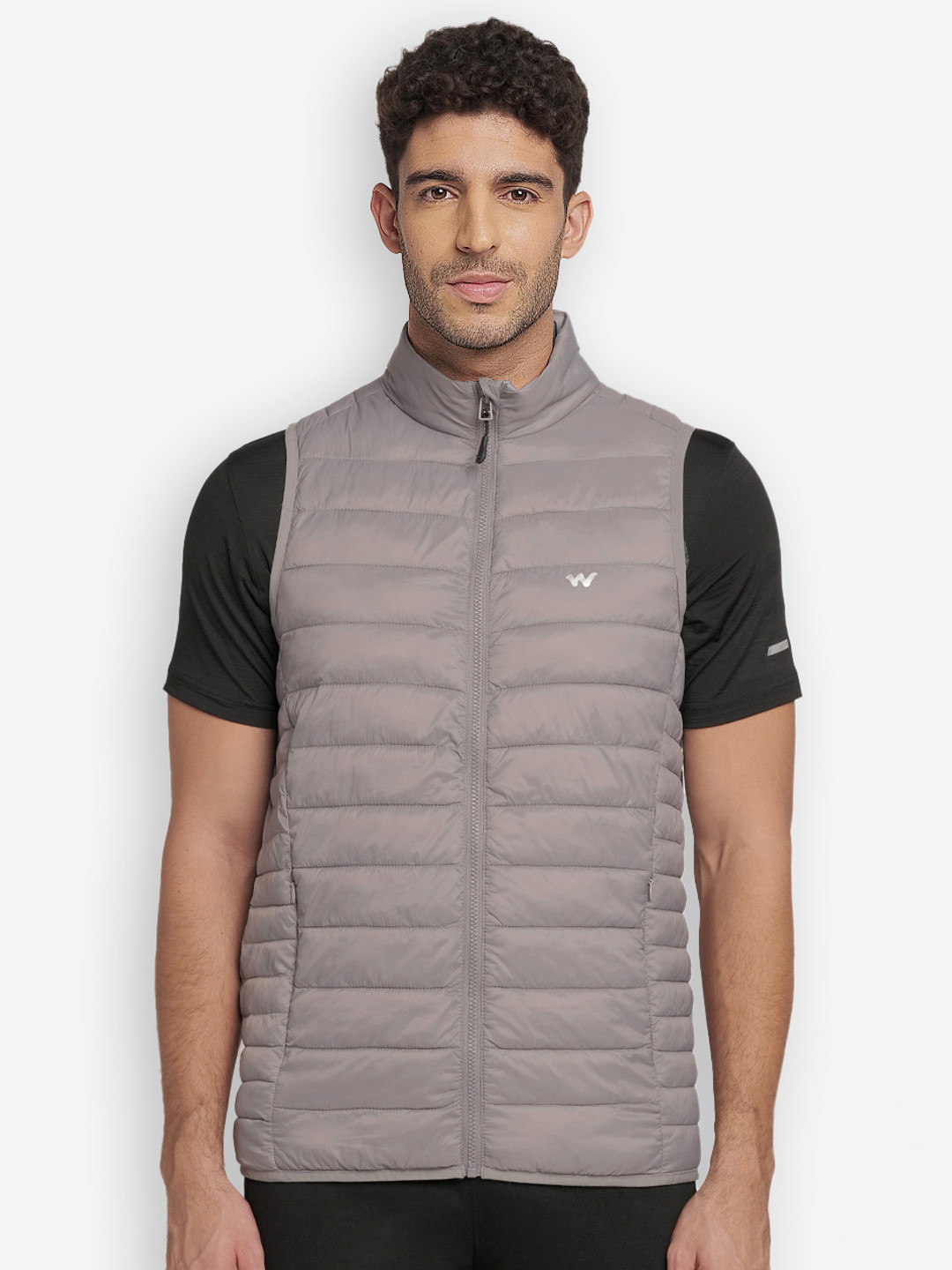 Wildcraft Men Grey Water Resistant Outdoor Padded Jacket