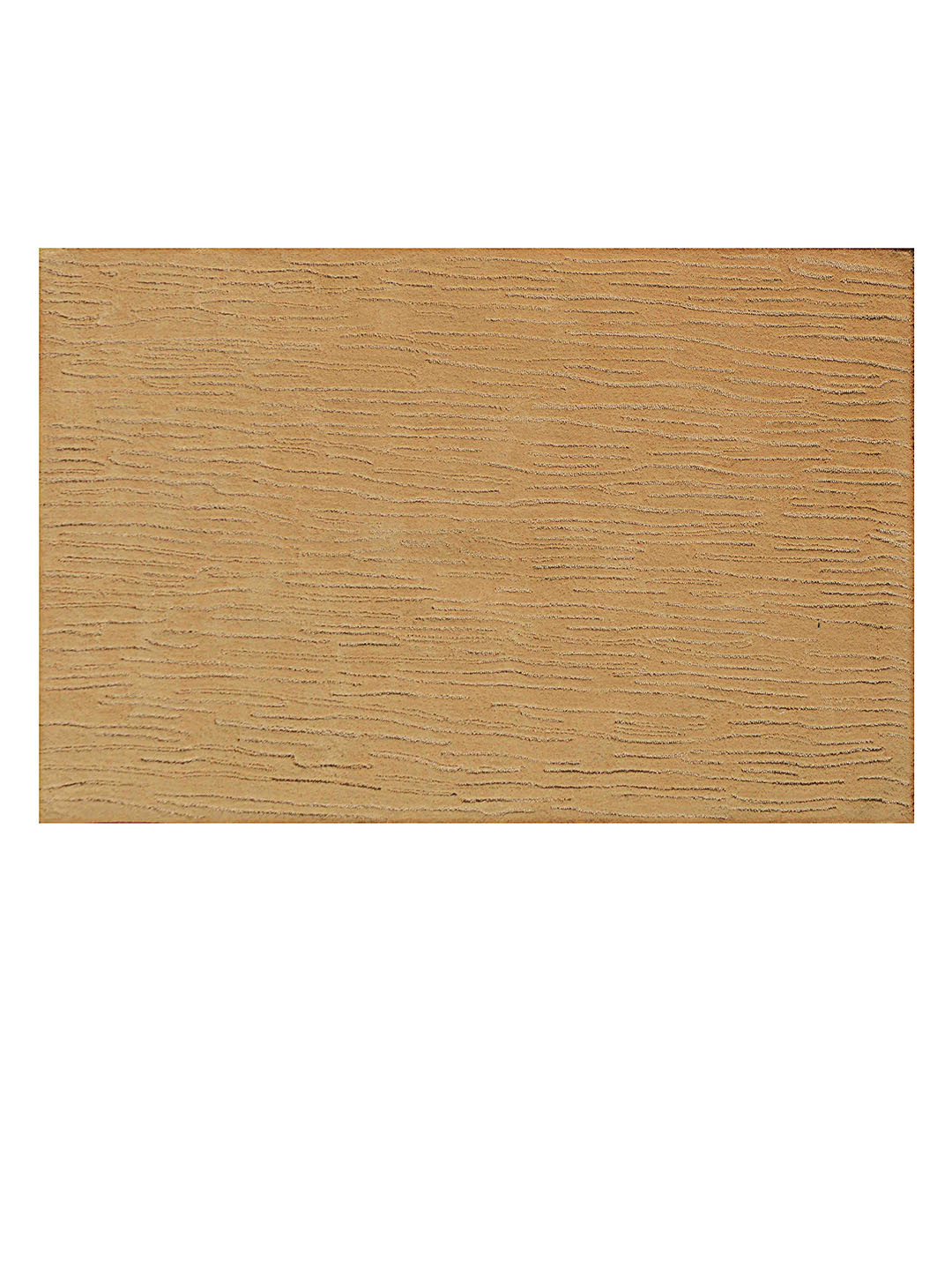 PRESTO Golden Abstract Hand Tufted Wool Anti-Skid Carpet