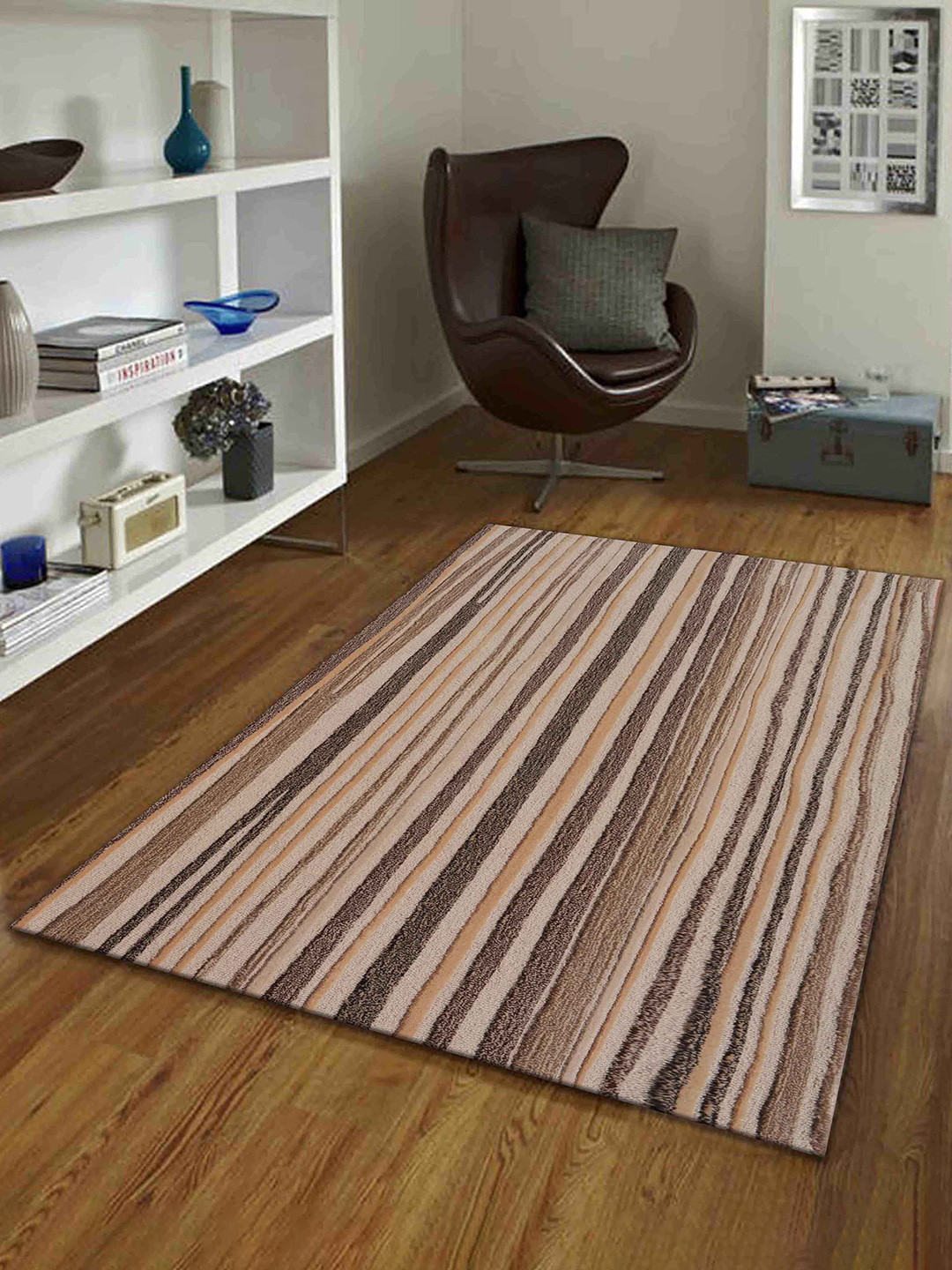 PRESTO Beige Striped Carpets
