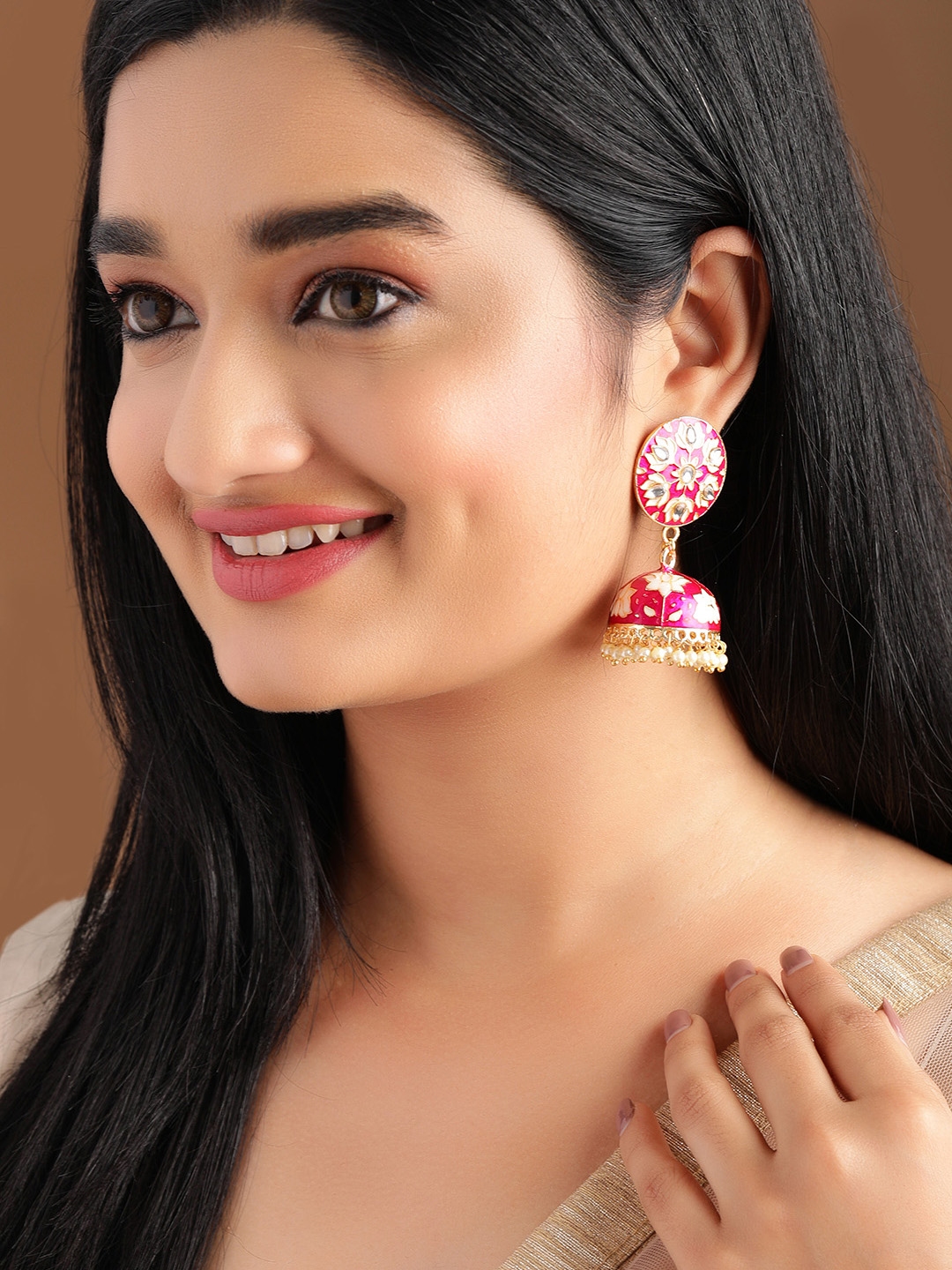 Pearl Jhumka Earring  Buy Pearl Jhumka Earring online in India