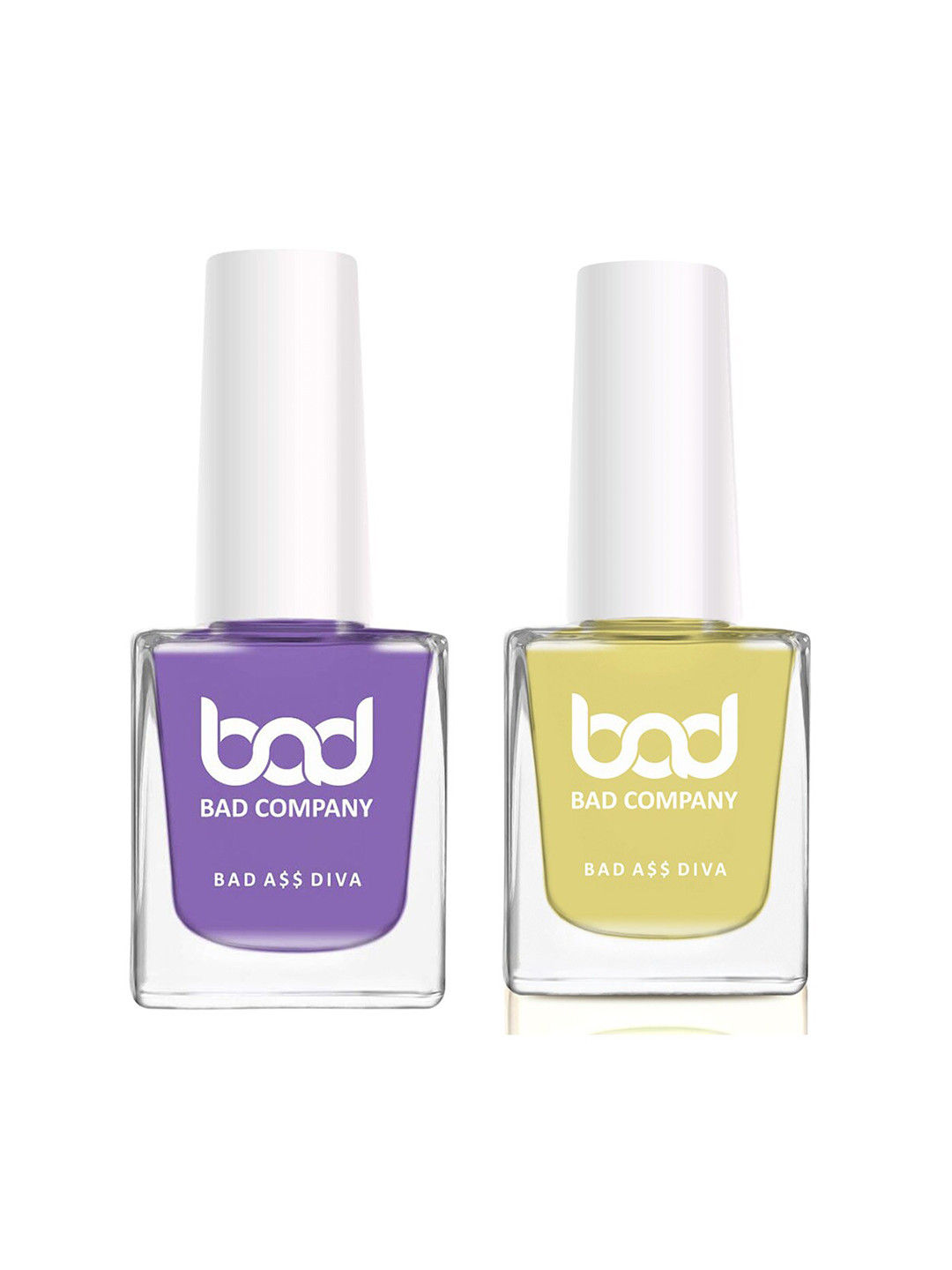 BAD COMPANY Set Of 2 No Toxin Nail Lacquer - 10ml each