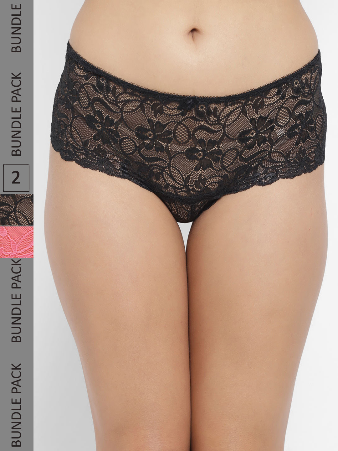 N-Gal Women Pack Of 2 Self-Design Boy Short