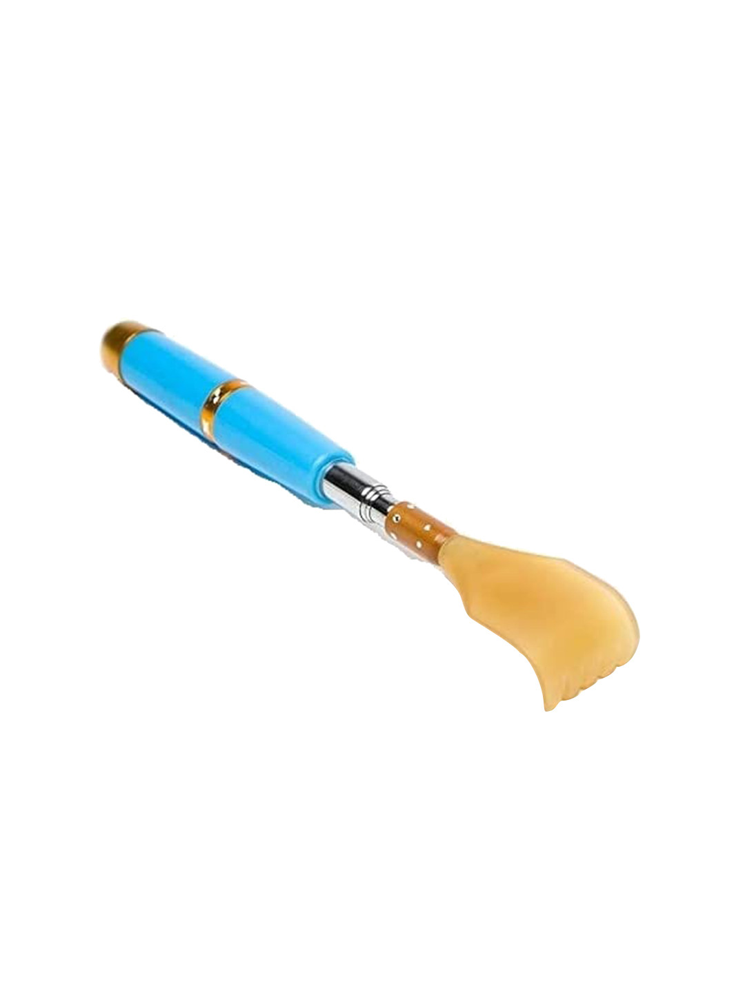 Alexvyan Blue Extendable Massager With Magnetic Rolling Stone Itching Stick 5- 1