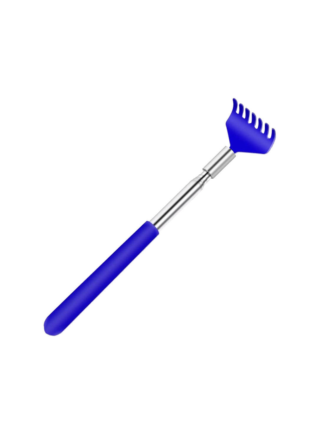 Alexvyan Blue TPR Back Scratcher Massager Extendable Itching Stick Long Massager