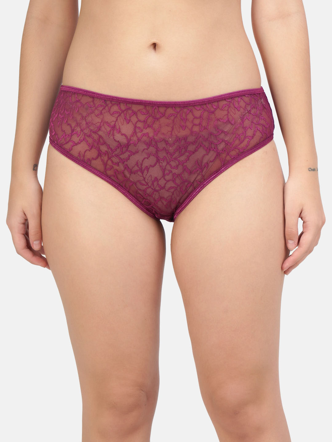Hill Islands Women Purple Self-Design Thongs