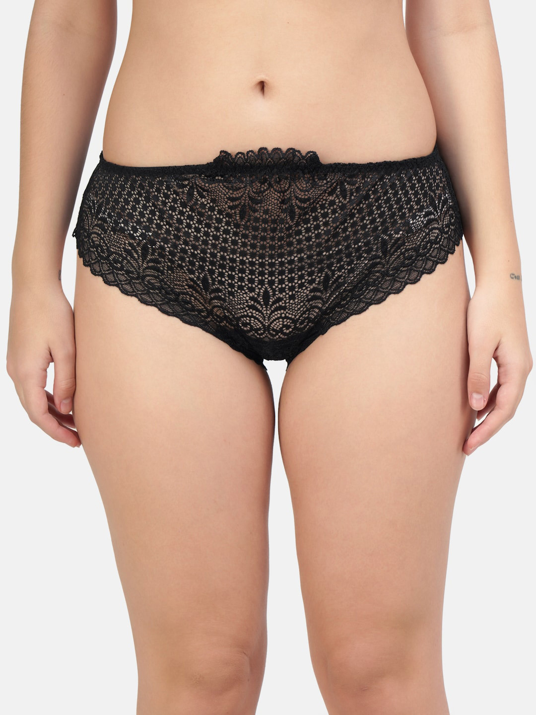 Hill Islands Women Black Self-Design Thongs