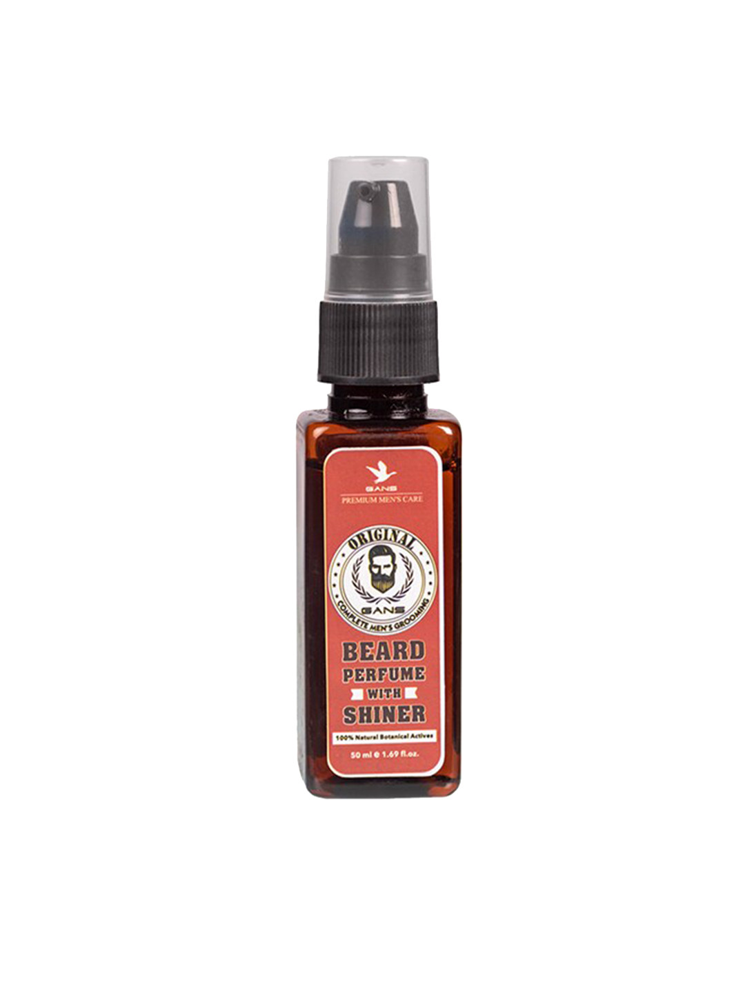 Gans 100% Natural Botanical Actives Beard Perfume with Shiner - 50 ml