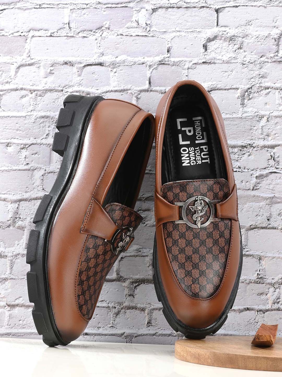 Mens brown hotsell gucci loafers