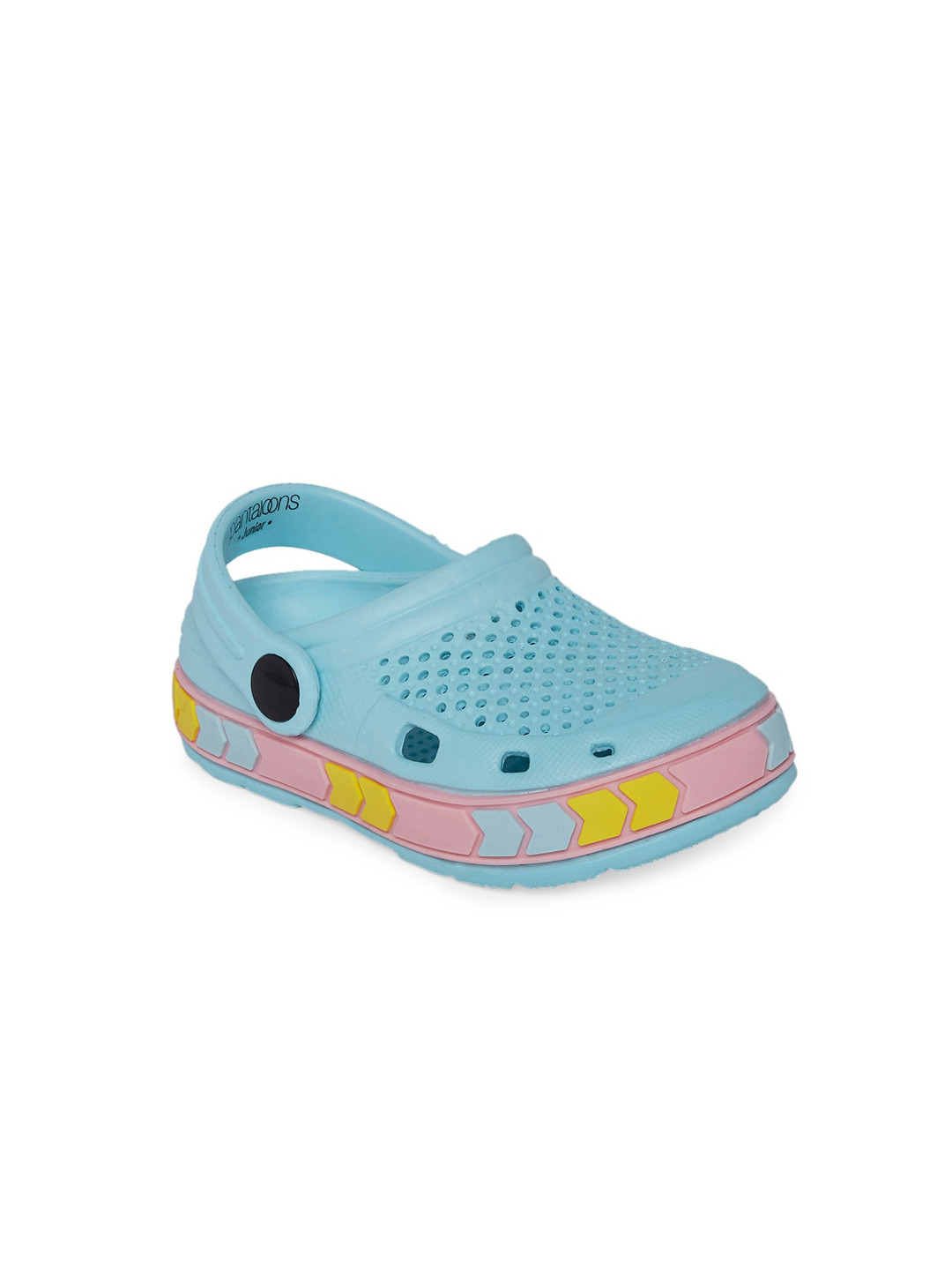 Pantaloons Junior Girls Blue Printed Clogs