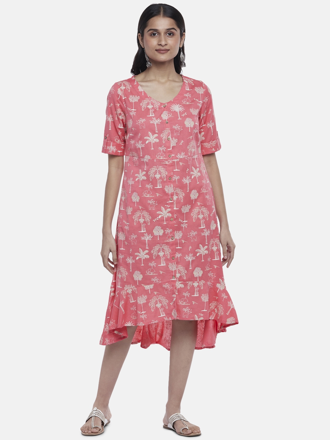 Akkriti by Pantaloons Women Gown Pink Dress - Buy Akkriti by