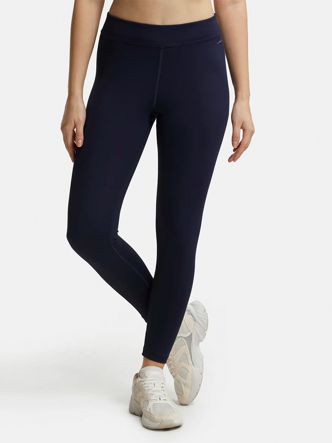 Jockey Microfiber Stretch Performance Leggings with Broad Waistband-MW20