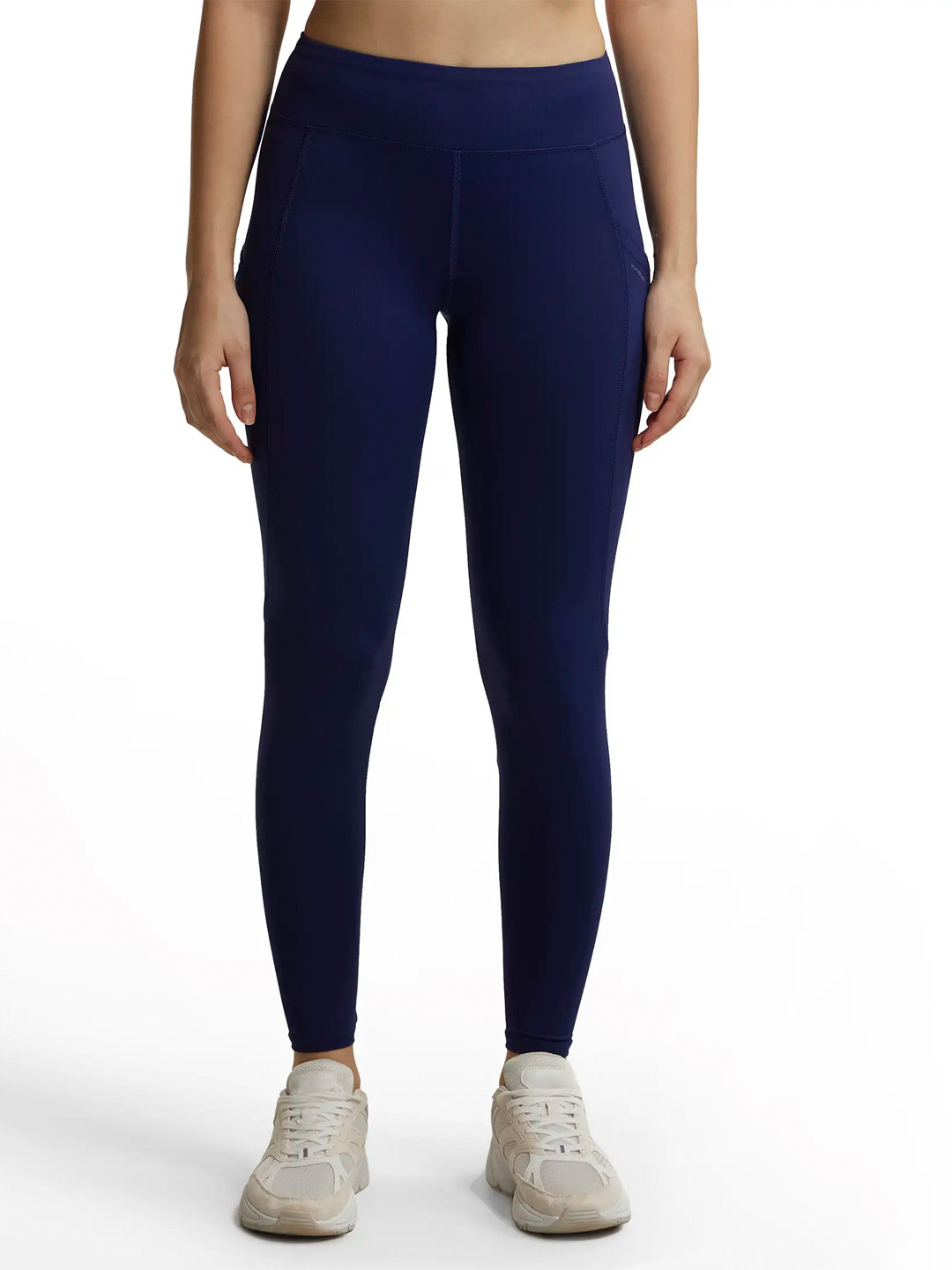 Jockey Tactel Microfiber Performance Leggings with Broadwaistband & Side Pockets -MW12